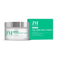 Zayn  Myza Tea Tree Night Cream With Salicylic Acid For Glowing Skin 50gm