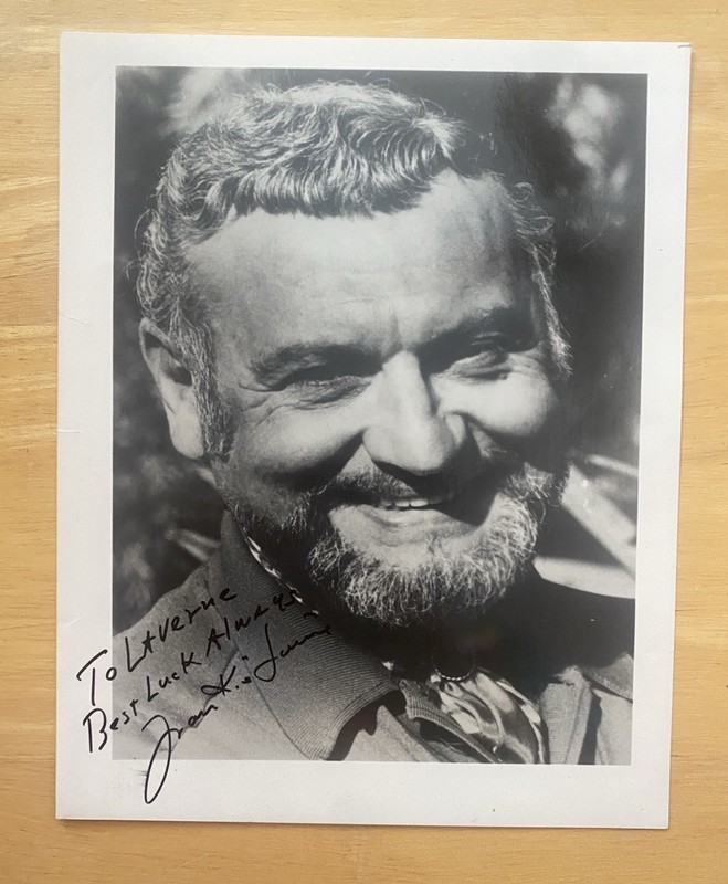 FRANKIE LANE HAND SIGNED AUTOGRAPH PHOTO 8 X 10 WITH ~COA ACTOR