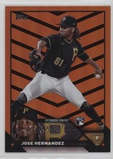2023 Topps Update Orange & Black Foil Jose Hernandez #US185 0a6