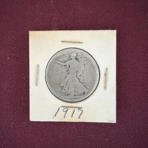 1917 50C Walking Liberty Half Dollar- #616