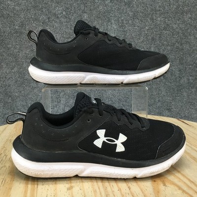 Under Armour Shoes Womens 7 Charged Assert 10 Sneakers Black Mesh 3026179-001