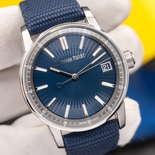 2025 Audemars Piguet Code 11.59 Blue Men's Watch 15210ST Full Set, New & Unworn 9