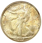 1918-S Walking Liberty Half Dollar 50C Coin - Certified ANACS MS63 (BU UNC)
