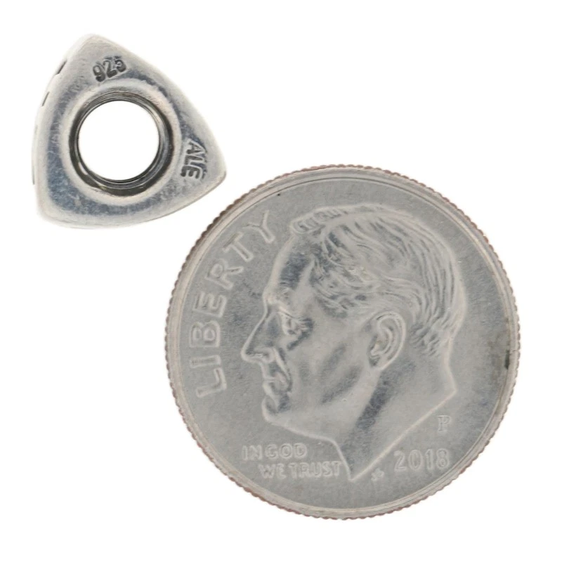 NEW Authentic Pandora Alpha Q Charm - Silver Alphabet Letter 790323Q Retired - Image 4 of 4