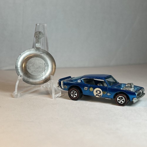 Hot Wheels Redline Blue 1969 "King Cuda" muy bueno/excelente - interior champán - Imagen 2 de 21