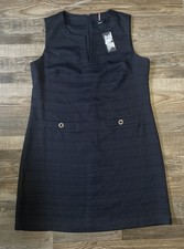 Tommy Hilfiger A4DN1ALD Dress Blue Sleeveless Size 16 NWT