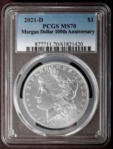 Photo of a 2021-D Morgan Dollar from an eBay listing that sold on Jun 30, 2026