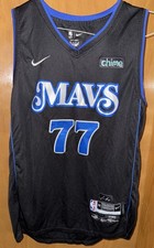 NIKE DALLAS MAVERICKS 77 LUKA DONCIC 2023-24 CITY EDITION 50 JERSEY 4 B73 