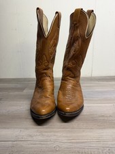 Vintage Olathe Boot Co Cowboy Boots Men's 10.5 D USA Made Leather Western
