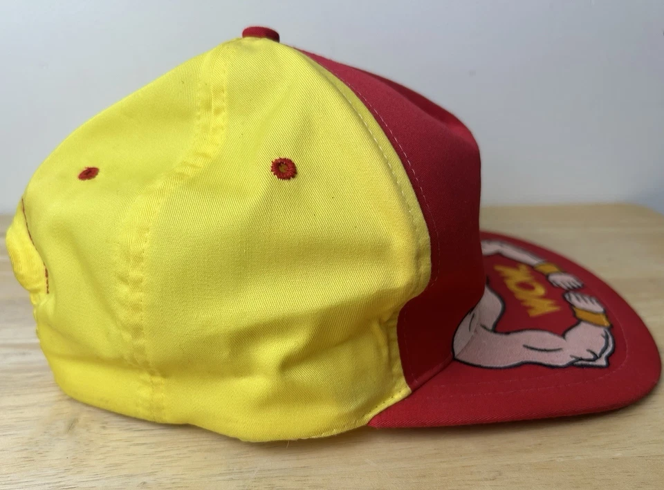 Vintage Hulk Hogan Hat WCW World Championship Wrestling Embroidered Snap Back - Image 2 of 4
