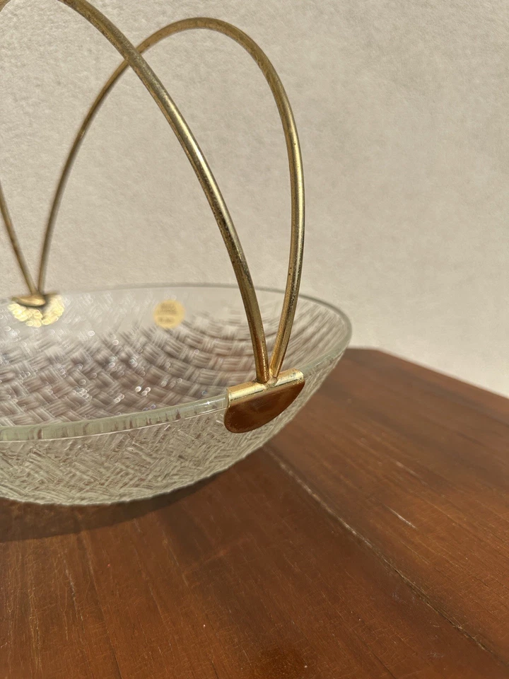 Porta Frutta In Vetro E Metallo - Immagine 4 di 4