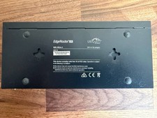Ubiquiti EdgeRouter Lite ERLite-3 3-Port Gigabit Router w/ Power Adapter Used