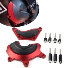 Motor Housing Stator Cover Guard Slider Protector For Yamaha R6 2019-2020 Red Aluminium