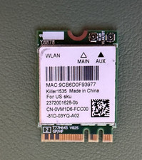 QUALCOMM ATHEROS QCNFA344A NGFF M.2 WLAN BLUETOOTH 4.1 LAPTOP WIFI CARD 01AX713
