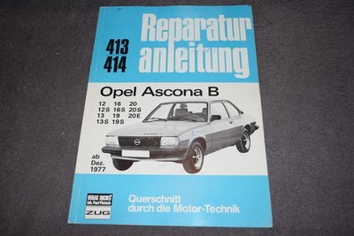 Reparaturanleitung Reparaturhandbuch Opel Ascona B ab Dez. 1977 neuwertig