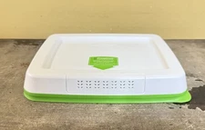 Rubbermaid FreshWorks Rectangular Replacement Lid;  9 1/4" X 7 1/4" For 17.3 Cup