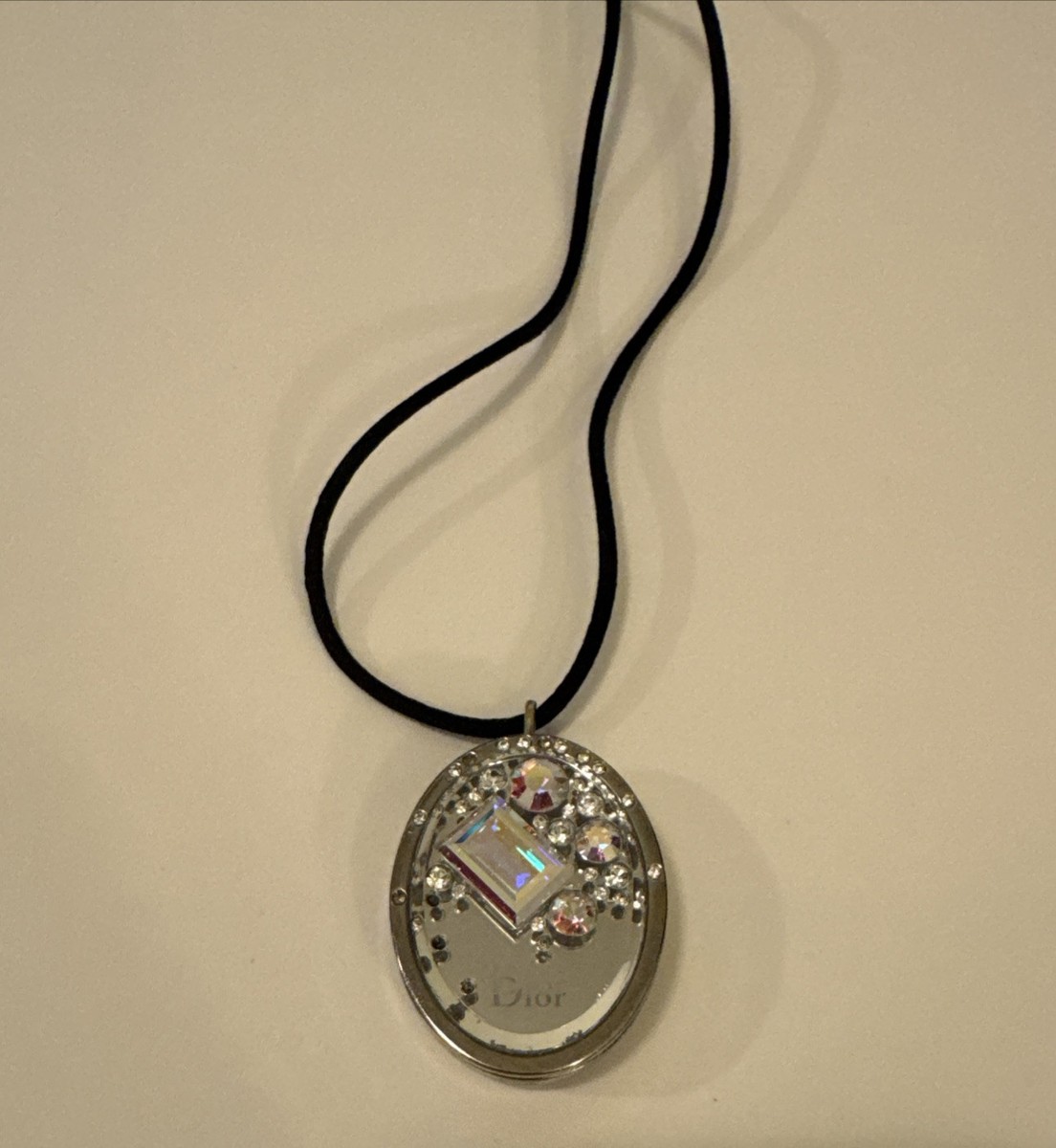 Dior Crystal Lip Gloss Crystal Necklace Rare | eBay