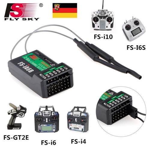 Flysky FS-iA6B/FS-IA10B 6/10CH 2,4G Empfänger PPM i-BUS Ausgabe für RC Flugzeug. - Bild 3 von 10