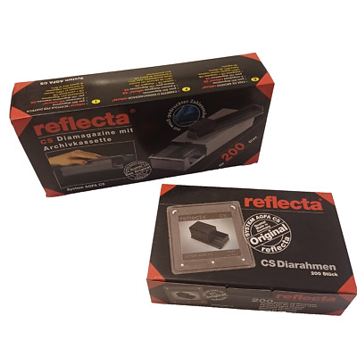 REFLECTA Storage Box for 200 Slides + 200 CS2 Mounts Slide Frames System AGFA