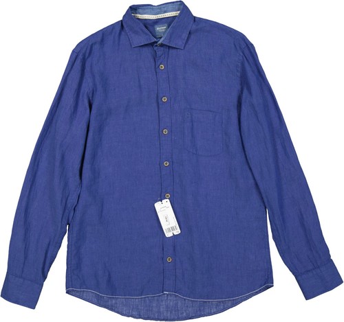 NEU! Olymp Herren Leinenhemd dunkelblau Gr. M - Bild 3 von 5