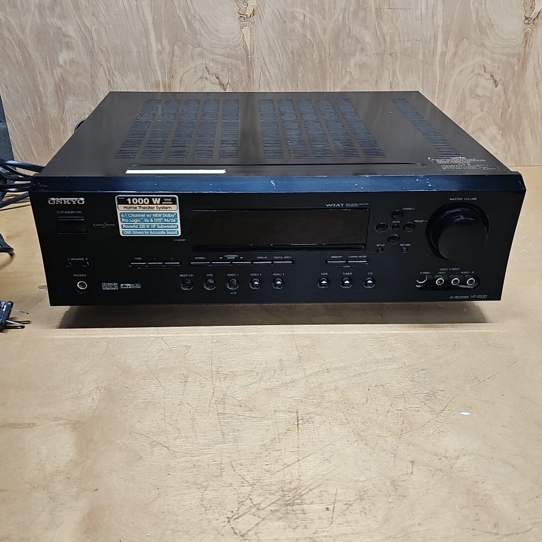 Onkyo AV Receiver Ht-r520 1000w 6.1 Home Theater System for sale Onkyo AV Receiver Ht-r520 1000w 6.1 Home Theater System for sale