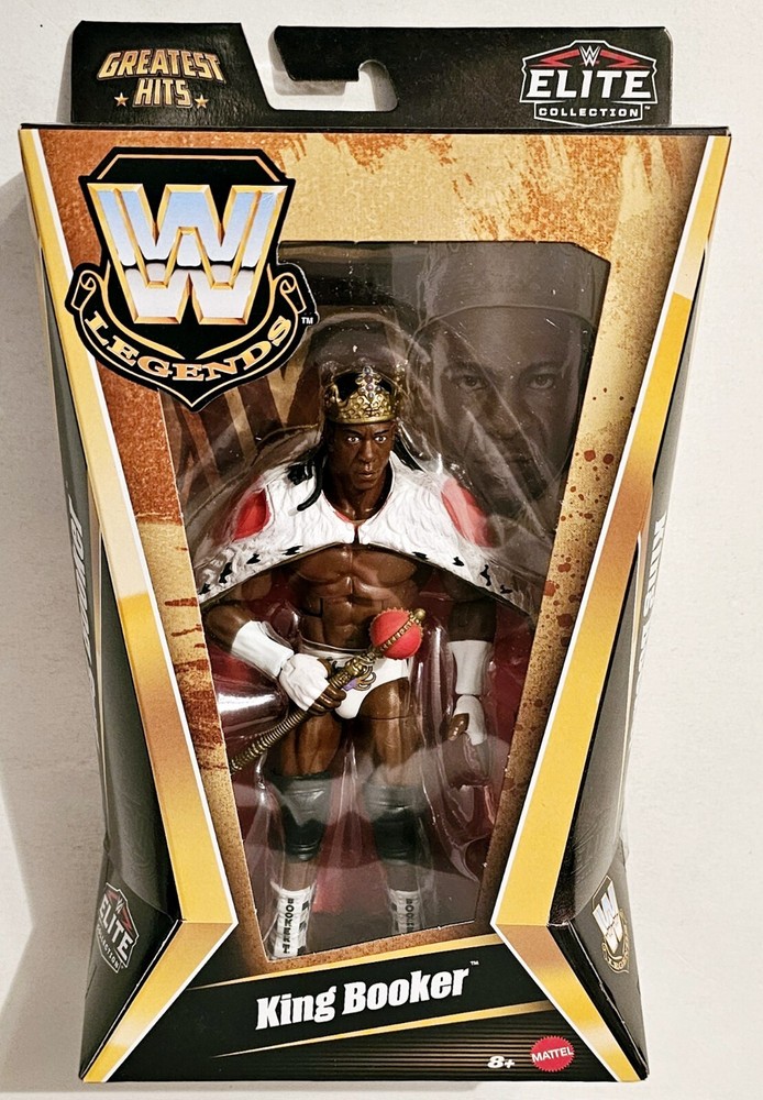 WWE ELITE COLLECTION LEGENDS GREATEST HITS KING BOOKER ACTION FIGURE SHIPS FAST