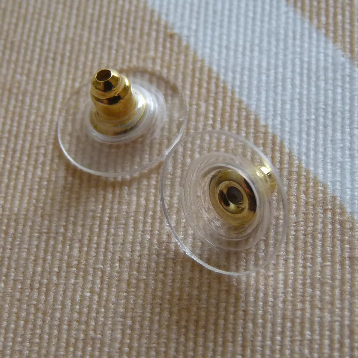 Earring stabilizers shop plastic discs