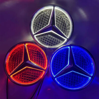 #ad For 2014 2018 Mercedes Ben Front Grille Star Emblem Black Red BLUE WHITE C W205 $34.16
