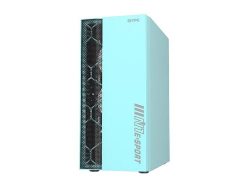 DIYPC Green USB 3.0 Steel Tempered Glass ATX Mid Tower Gaming Computer PC Case - Picture 4 of 12