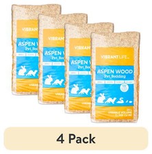  4 pack Vibrant Life Aspen Wood Pet Bedding, 24L, 99 Dust Free, Free Shipping