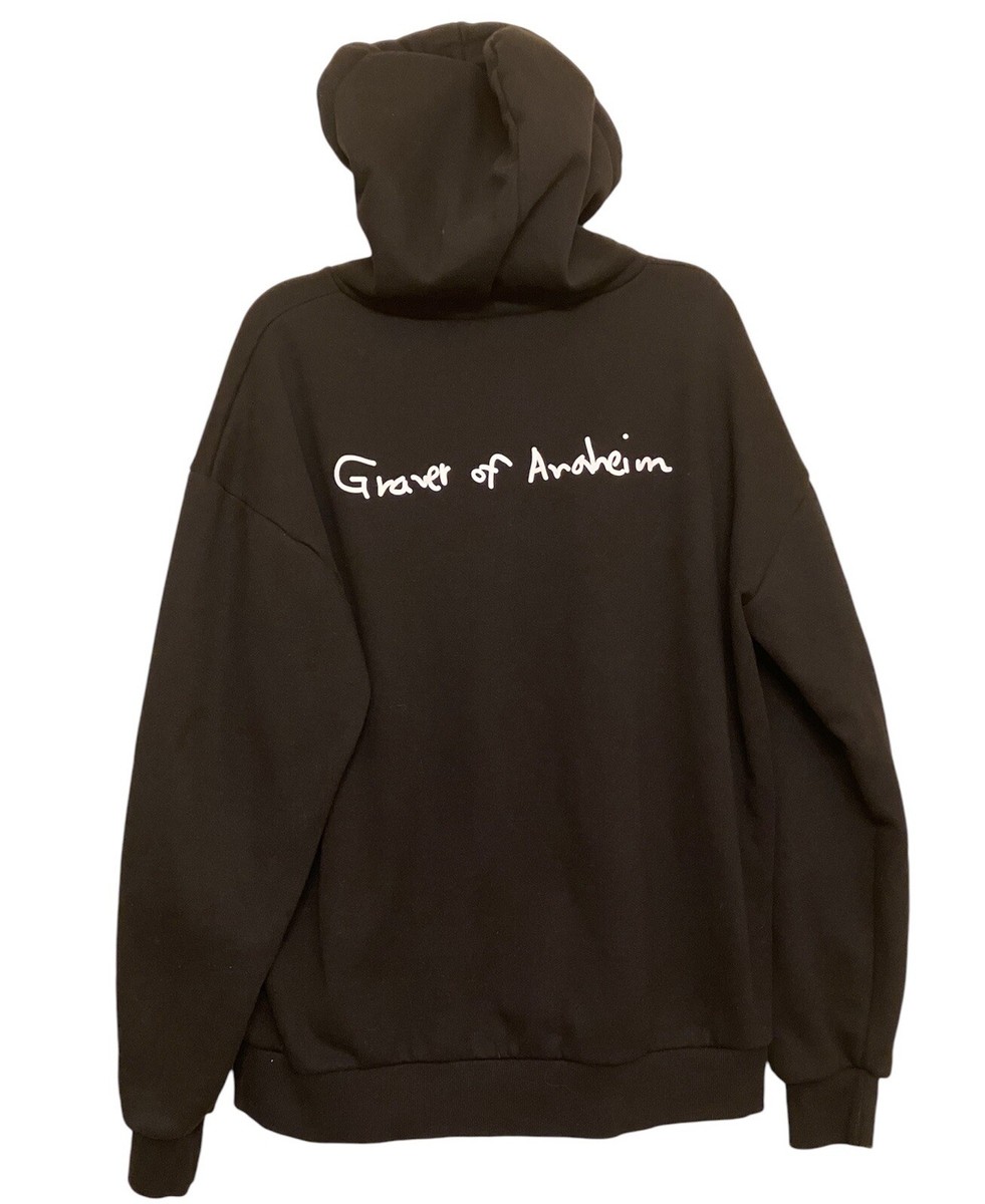 【GRAVER】25SS★ ANAHEIM OF Hoodie Graver of Anaheim Black Unisex Drawing Dot Smiley Face