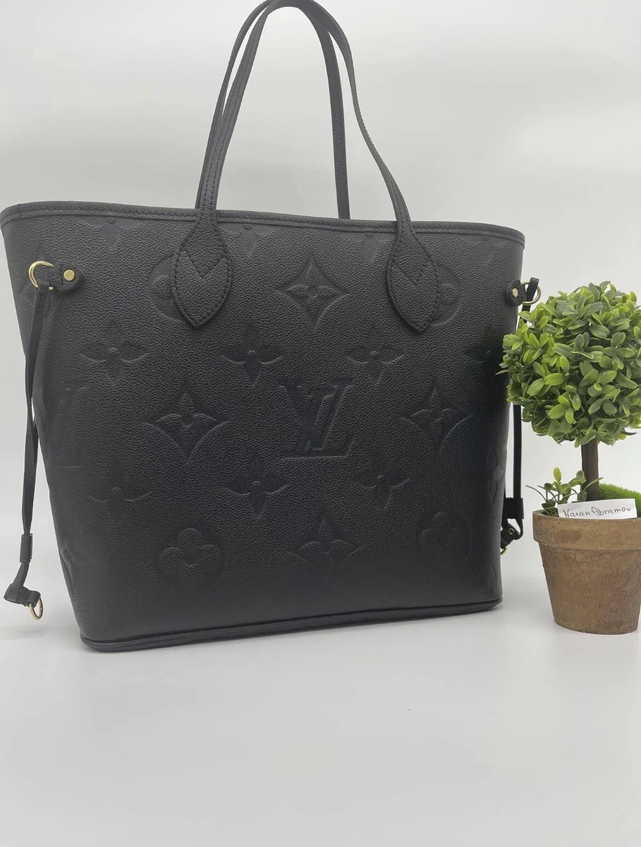 louis vuitton black neverfull gm