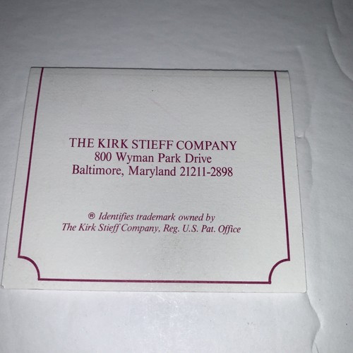 Kirk Stieff Napkin Rings The Keswick Collection Silverplate Italy Set of 4 - Picture 14 of 24