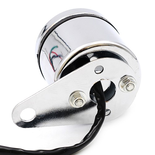 Universal LED Digital Tachometer Speedometer Motorcycle Gauge Waterproof 12V (Si - Picture 7 of 12