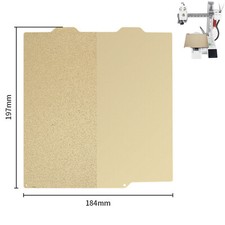 184 x 197 mm Profiled Steel Plate Heterogeneous Heat Bed 3D Printer Accessories