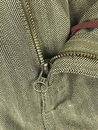 Gap Bootfit Pants Mens 38x32 Green Herringbone Military Army 90s Y2K Chinos - 第 5/19 張圖片