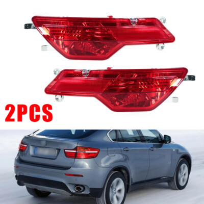 1 Pair For 2008-2010 BMW X6 E71 E72 Rear Bumper Fog Lamp Reflector lamp