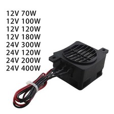 DC 12V 24V PTC Heating Element Adjustable Thermostat Overheat Protector