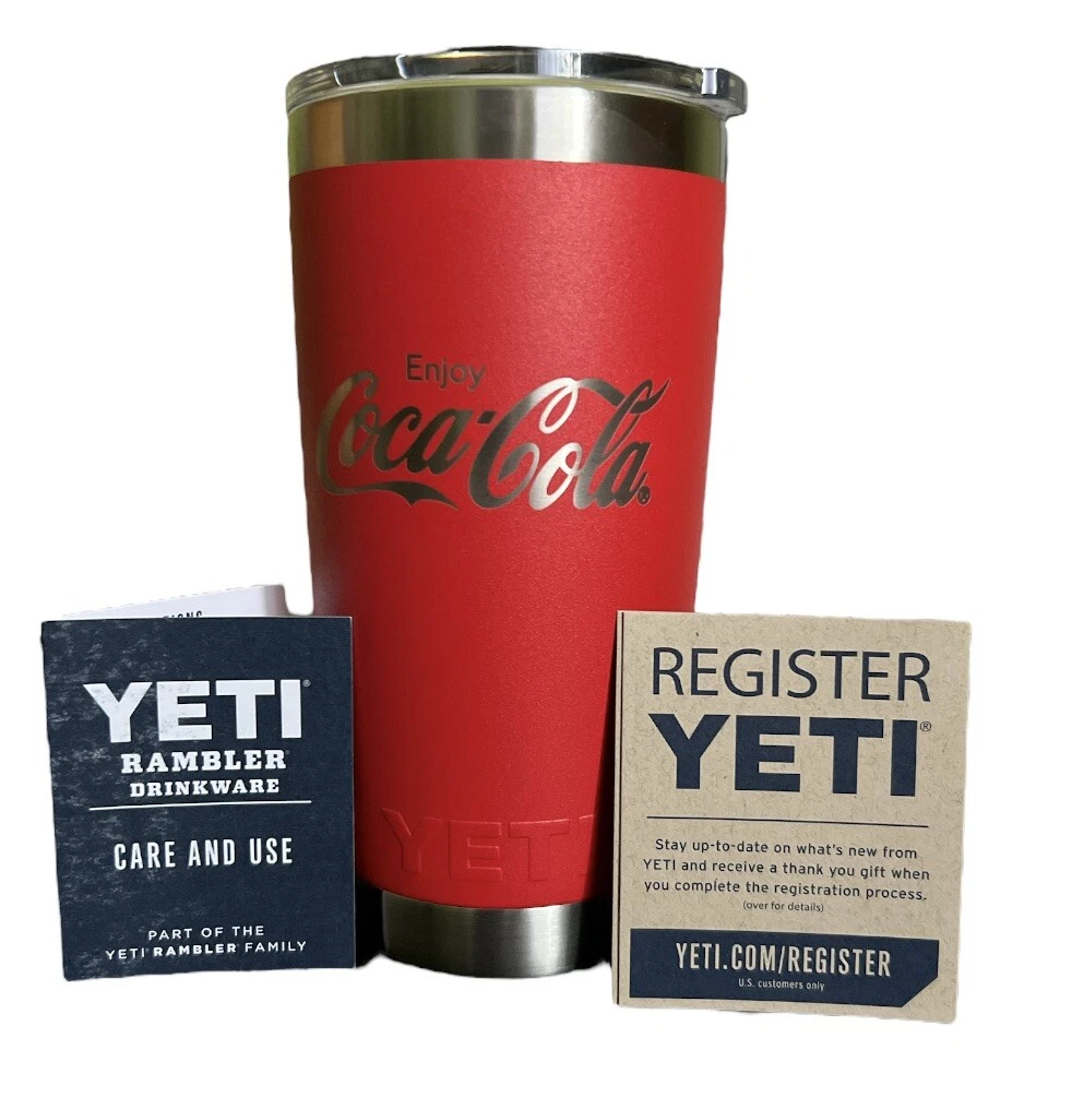 Yeti Red Rambler 20oz Tumbler