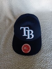 Youth Tampa Bay Rays OC Sports Adjustable Hat Cap Boys Girls MLB Baseball Blue