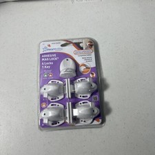 Dreambaby Adhesive Mag Lock 4 Locks 1 Key Babyproof Magnetic Lock System L855