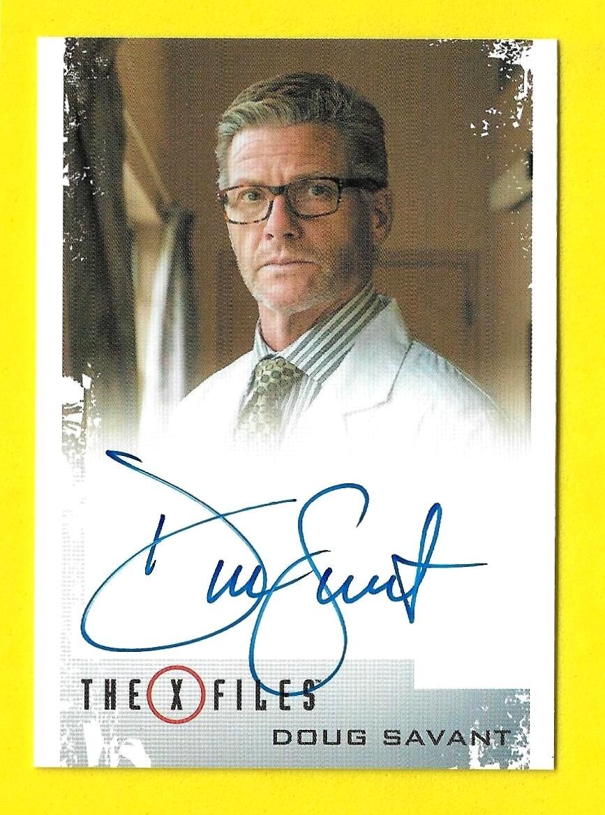 【希少】2018年フェデラーAUTOGRAPH COLLECTION 2018 The X-Files Seasons 10 and 11 Autograph Doug Savant as