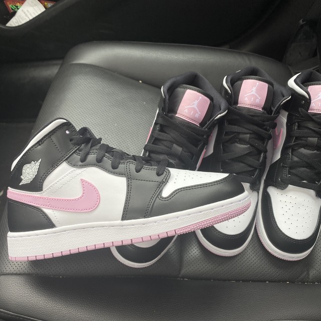 nike air jordan 1 mid pink black