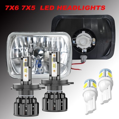 DOT 5x7 7X6 LED Headlights Original Look Combo For Chevy S10 Pickup 1982 1997 286474819824