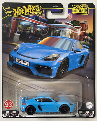 Porsche 718 Cayman GT4 *RR* Hot Wheels 2024 BOULEVARD 979U Premium 1:64