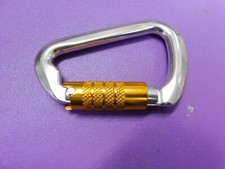Carabiner Hook Aluminum Alloy Twist Climbing Screw Locking D-Ring 30KN Rescue