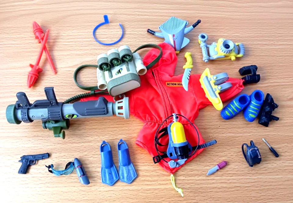 LOTE ACCESORIOS ACCIÓN KEN BARBIE VINTAGE 1999 MATTEL Foto 3 de 4