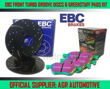 EBC FRONT GD DISCS GREENSTUFF PADS 304mm FOR MG F TROPHY 1.8 160 BHP 2001-02