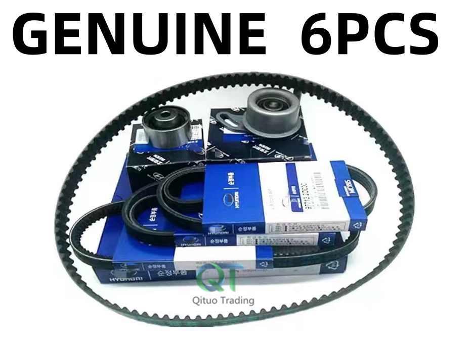 Timing Belt Kit For 2001-2011 Hyundai Accent – Includes Belt, Water Pump, Tensioner, Seals & More