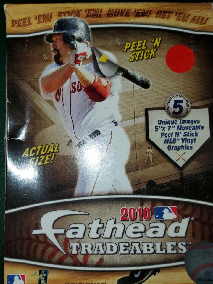 Fathead Tradeables 2010 Caja Nueva Sellada 5 Imágenes MLB Béisbol Foto 2 de 4